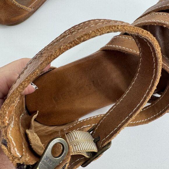 Bed Stu Miya Women's Leather Gladiator Style Sandals (Tan Rustic) US Sz. 6 - Picture 6 of 10